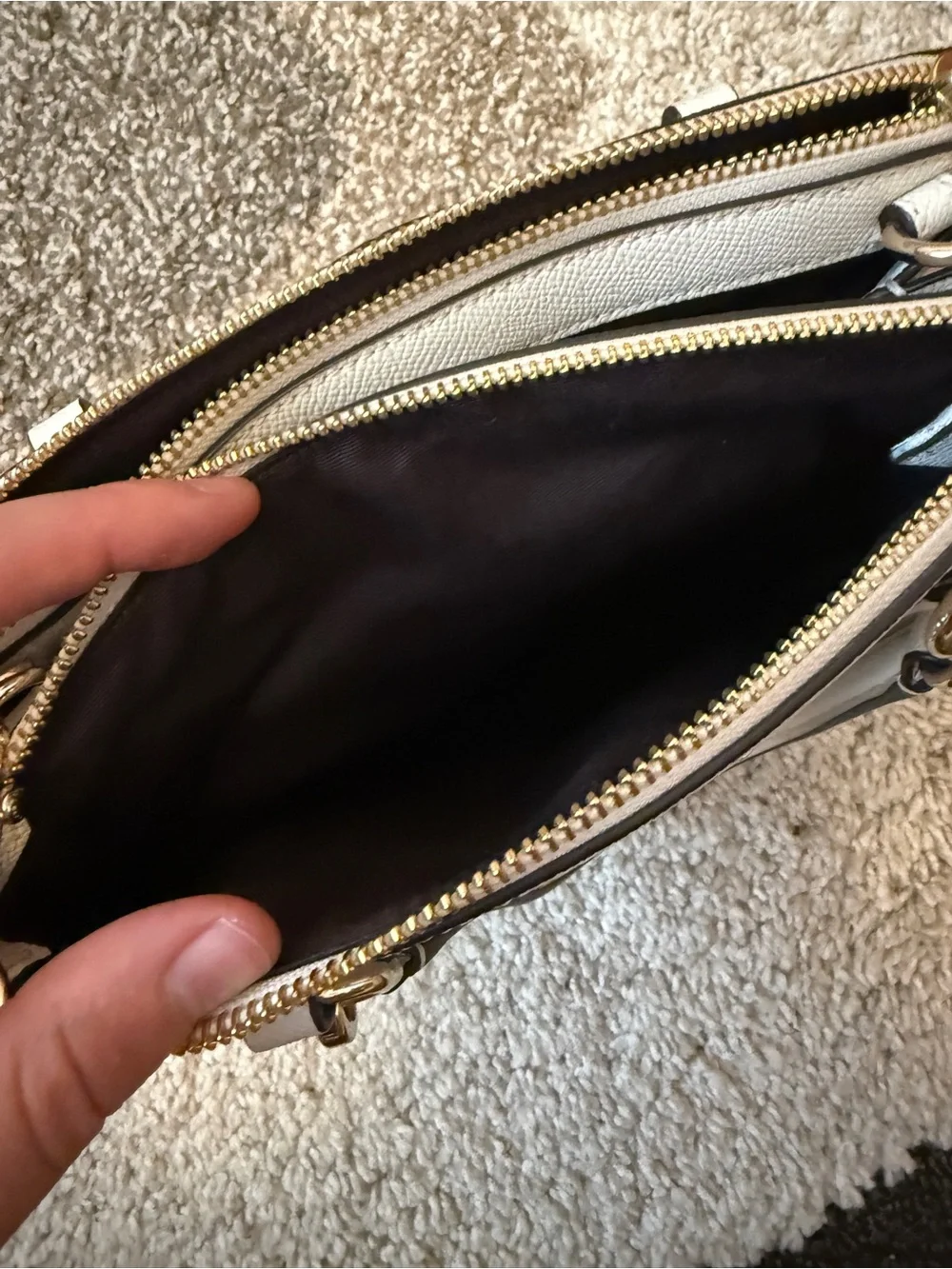 Coach pebble leather